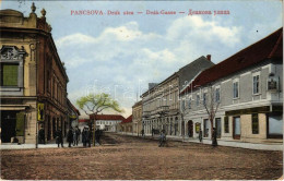 T2/T3 1913 Pancsova, Pancevo; Deák Utca, üzletek. Kohn Samu Kiadása / Street View, Shops (EK) - Non Classés