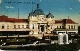 T3 1915 Újvidék, Novi Sad; Artézi Fürdő / Artesisches Bad / Spa, Bath (szakadás / Tear) - Non Classés