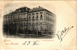 T2/T3 1898 (Vorläufer) Zimony, Semlin, Zemun; K. Realgymnasium / Reálgimnázium / Grammar School (fl) - Non Classés