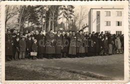 * T2/T3 1941 Muraszombat, Murska Sobota; Bevonulás, Nézők. Reesch-Kolossa Fényképészeti Műterme / Entry Of The Hungarian - Ohne Zuordnung