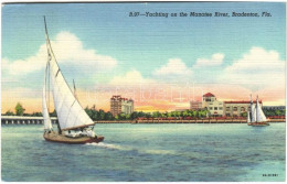 T2 1940 Bradenton (Florida), Yachting On The Manatee River, Sailboats - Ohne Zuordnung