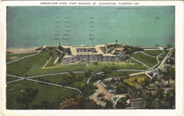 T2/T3 1939 St. Augustine (Florida), Aeroplane View, Fort Marion (Rb) - Non Classificati