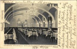 T2/T3 1927 Graz (Steiermark), Grosser Speisesaal Des Grand Hotel Steirerhof / Steirerhof Nagyszálloda Nagy étkezője / Ho - Sin Clasificación