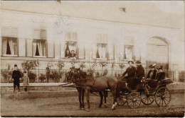 T2/T3 1906 Großkrut, Böhmischkrut, Grosskrut; Horse-drawn Carriage. R. Schindler (Wien) Photo - Ohne Zuordnung