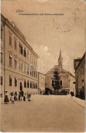 T2/T3 1918 Lienz (Tirol), Franziskanerkirche Und Knabenvolksschule / Church And School (small Tear) - Ohne Zuordnung