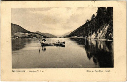 T2/T3 1907 Weißensee, Weissensee I. Kärnten; Blick V. Tschölan-Kofel / Lake, Rowing Boat (EK) - Non Classés