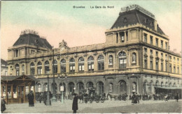 ** T2 Bruxelles, Brussels; La Gare Du Nord / Railway Station, Horse-drawn Carriages - Unclassified