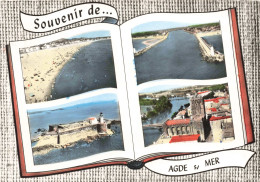 FRANCE - Agde - La Plage - Embouchure De L'Hérault - Cap D'Agde - La Cathédrale - Colorisé - Carte Postale Ancienne - Agde