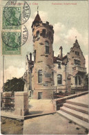 T2/T3 1910 Decín, Tetschen; Bodenbach Am Elbe, Restaurant Schäferwand / Restaurant, Tower. TCV Card (EK) - Non Classés