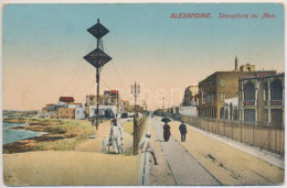 T2/T3 1914 Alexandria, Alexandrie; Sémaphore Au Mex (EK) - Non Classés