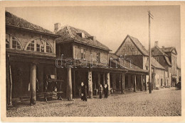 T2/T3 Jelgava, Mitau; Buden Am Markt / Market Place, Stalls (EK) - Ohne Zuordnung