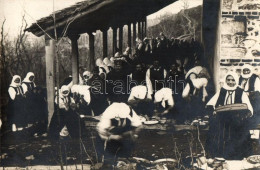 T2 Bukovo, Macedonian Folklore, Military Officer, Scene At The Church On Christmas Day Photo - Unclassified