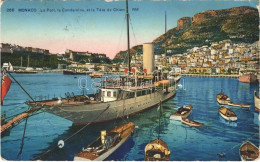 T3 1931 Monaco, Le Port, La Condamine, Et La Tete De Chien / Port, Steamship, Boats (EB) - Non Classés