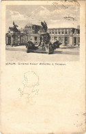 * T4 1923 Berlin, Denkmal Kaiser Wilhelms D. Grossen / Monument (pinholes) - Non Classificati