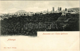 ** T1 Albenga, Panorama Con L'Isola Gallinara / General View - Unclassified