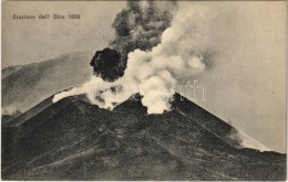 T2 1909 Etna, Eruzione Dell'Etna 1892 / Erupting Volcano - Ohne Zuordnung