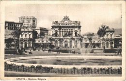 ** T2/T3 Genova, Genoa; Stazione Brignole / Railway Station (slightly Wet Corner) - Non Classificati