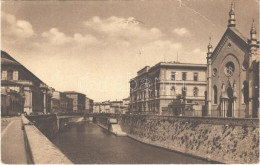 T3 1941 Livorno, Scalo Ugo Botti / Street View, Church, Bridge (EB) - Non Classés