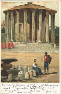 T2 1900 Roma, Rome; Tempio Rotondo Di Vesta / Temple. Lit. Filli Tensi Litho - Non Classificati