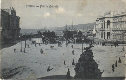 T2/T3 1906 Trieste, Trst; Piazza Grande / Square, Tram (EB) - Non Classificati