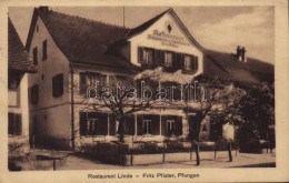 T2/T3 Pfungen (Winterthur), Restaurant, Bäckerei & Conditorei Linde, Fritz Pfister / Restaurant, Bakery And Confectioner - Non Classés