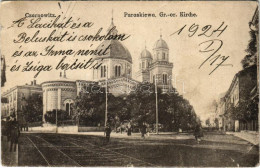 * T2/T3 1924 Chernivtsi, Czernowitz, Cernauti, Csernyivci (Bukovina, Bukowina); Paraskiewa / Gr.-or. Kirche / Greek Orth - Unclassified