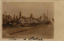 * T1 Halych, Halicz, Halics (Galicia, Galizien); WWI Destruction, Ruins. Photo - Sin Clasificación