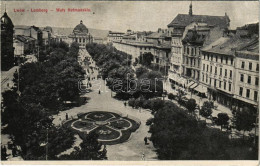 ** T2 Lviv, Lwów, Lemberg; Waly Hetmanskie / Látkép, Victoria Szálloda / General View With Hotel Victoria - Non Classés