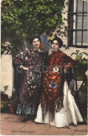 * T2/T3 Tipos Andaluces / Andalusian Folklore, Ladies In Traditional Costumes. Purger & Co. Photochromiekarte Nr. 9422.  - Non Classés