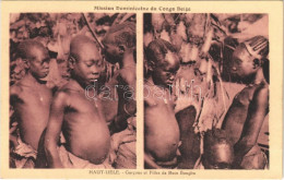 ** T2/T3 Mission Dominicaine Du Congo Belge. Haut-Uélé. Garcons Et Filles De Race Bangba / African Folklore, Bangba Boys - Ohne Zuordnung
