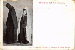 ** T3 Türkinnen Auf Der Strasse / Bosnian Folklore, Turkish Women. Verlag V. R. Prcovic, Mostar (szakadások / Tears) - Non Classés
