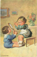 T2/T3 1933 "A Ladies' Man" Children Art Postcard, Romantic Couple (EK) - Unclassified