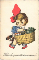 ** T2 Felice Chi E Provvisto Di Una Cuoca / Italian Children Art Postcard. 1925-3. - Unclassified