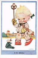 T2/T3 1941 A Kis Diktátor / Italian Children Art Postcard. 4655/10. S: J. Martini (EK) - Non Classificati