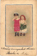 T2/T3 1901 Children Art Postcard. Emb. Litho (EK) - Unclassified