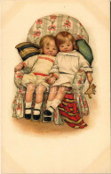 ** T1 Gyerekek / Children. M. Munk Wien Nr. 728. Litho - Ohne Zuordnung