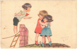 T3 1934 Children Art Postcard. N.P.G. 8061/3. S: Chicky Spark (EB) - Unclassified