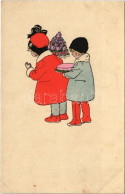 ** T2/T3 Children Art Postcard, Birthday Cake. M. Munk Wien Nr. 1078. - Sin Clasificación
