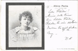 T3 1898 Albine Pecha, Was An Austrian Nurse Who Contracted Pneumonia Due To Unfortunate Circumstances. Together With Doc - Unclassified