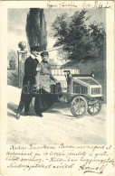 T2/T3 1904 Romantic Couple With Automobile, Chauffeur. E.S.D. Serie 1239. (EK) - Ohne Zuordnung