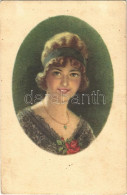 T3 1922 Lady Art Postcard. Amag O. 27. (EB) - Sin Clasificación