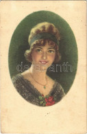 T3 1922 Lady Art Postcard. Amag O. 27. (EB) - Unclassified
