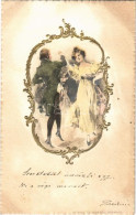 T2/T3 1900 Romantic Couple, Dancing. Szénásy és Reimann (EK) - Non Classés