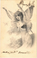 T2/T3 1902 Butterfly Lady. No. 198. (fl) - Non Classificati