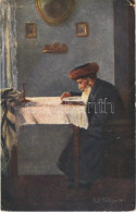 * T3 Szombati Elmélkedés / Sabbatlektüre / Lektura Szabasowa / Judaica Art Postcard. F.H. & S. W. IX. Nr. 463. S: K. O.  - Non Classés