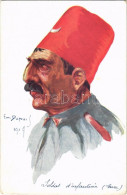 * T2/T3 Soldat D'Infanterie (turc) / WWI Turkish Military Infantryman, Soldier. Visé Paris No. 32. French Art Postcard S - Ohne Zuordnung
