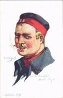 ** T2/T3 Infanterie Belge / WWI Belgian Military Infantryman, Soldier. Visé Paris No. 5. French Art Postcard S: Em. Dupu - Unclassified