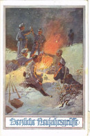 T2/T3 1915 Herzliche Neujahrsgrüße / WWI German And Austro-Hungarian K.u.K. Military Art Postcard With New Year Greeting - Ohne Zuordnung