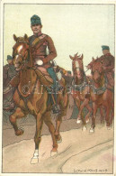 ** T2 Fröhliche Weihnachten! Glückliches Neujahr! / K.u.K. Officers, Cavalry, Hussars, Military Art Postcard S: Ludwig K - Unclassified