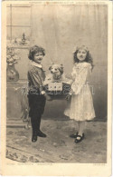 T3 1907 Good Morning Grannie, Children With Dog (fa) - Non Classés